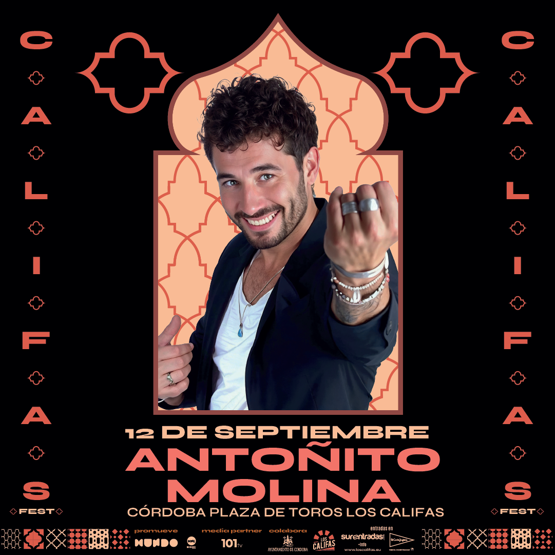 Antoñito Molina regresa a Córdoba por todo lo alto en el Califas Fest