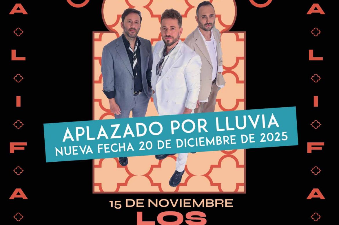 Comunicado oficial aplazamiento concierto Los Caños