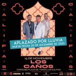 Comunicado oficial aplazamiento concierto Los Caños