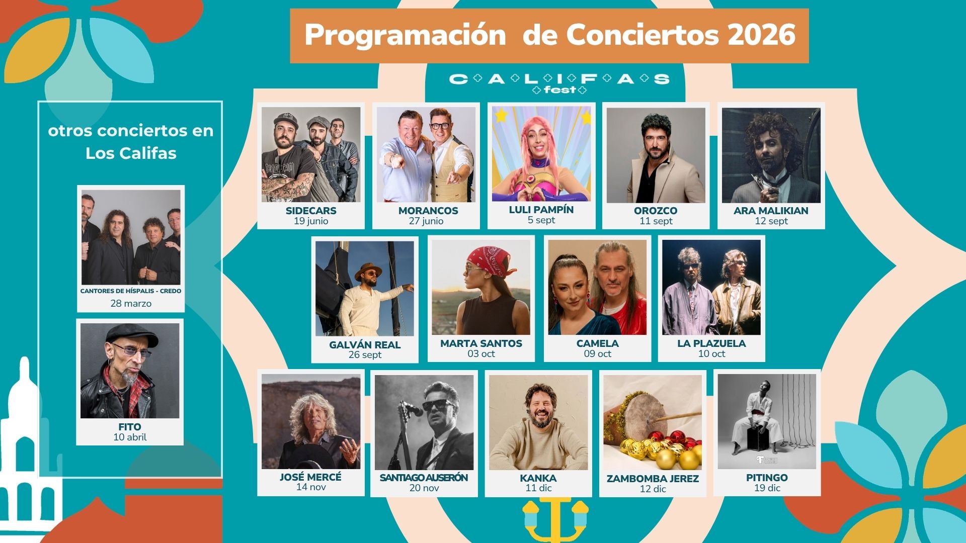 Córdoba refuerza su posición en el circuito nacional con una nueva temporada de conciertos en la Plaza de Los Califas