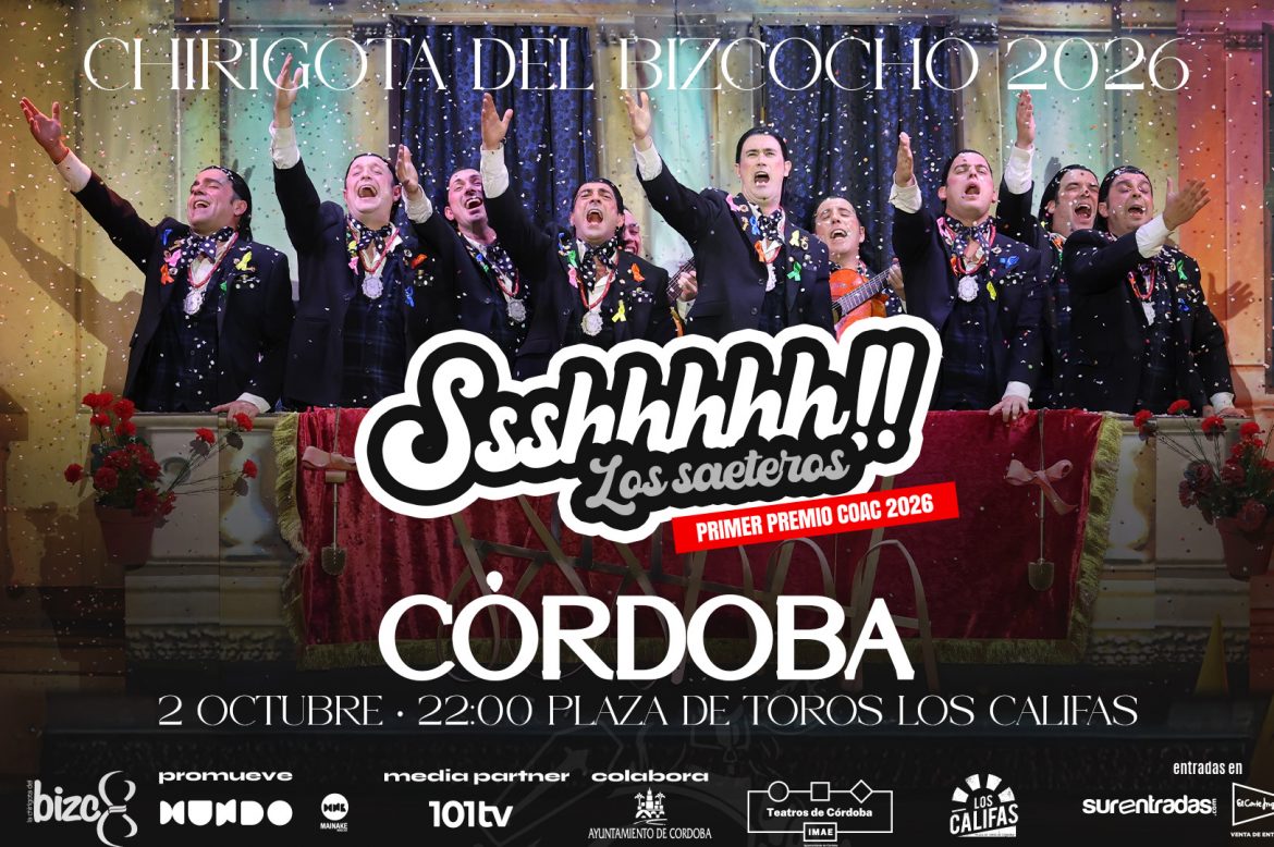 La chirigota del Bizcocho actuará en la Plaza de Toros de Córdoba el 2 de octubre