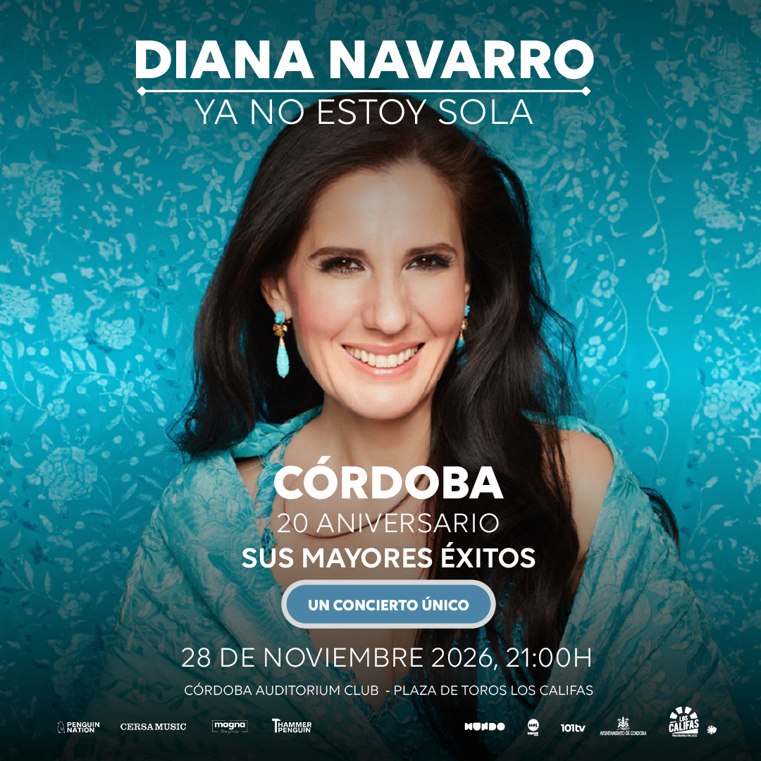 Diana Navarro presenta en Córdoba su «Ya no estoy sola», la gira de 20 años de éxitos